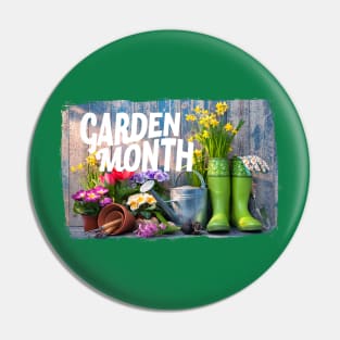 April is Garden Month Pin