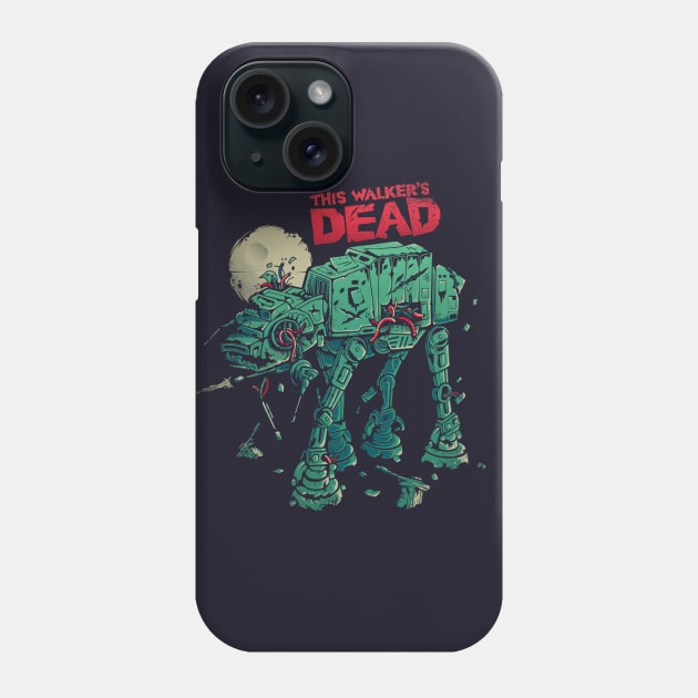 Walker's Dead V2 Phone Case by victorsbeard