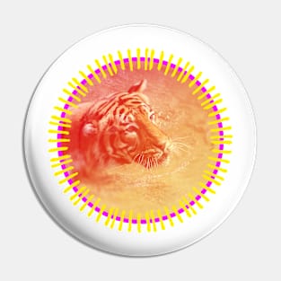 Colorful Tiger Pin