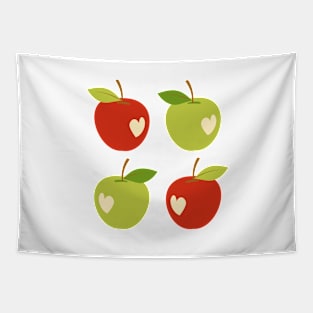 Bitten apples Tapestry