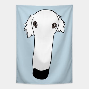 Borzoi dog cute face - the long nose dog Tapestry