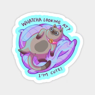 Cute Fat Cat - Whatcha Looking At / I’m cute Magnet
