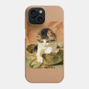 Kitten in the Jewelry box Phone Case