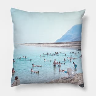 Israel, Dead Sea. Floating and Relaxing Pillow