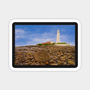 St Marys Lighthouse Whitley Bay Magnet