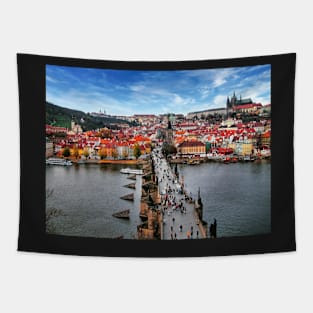 Prague - Charles Bridge Fine Art Photograph Tapestry