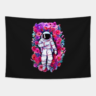 Watercolor Astronaut Tapestry