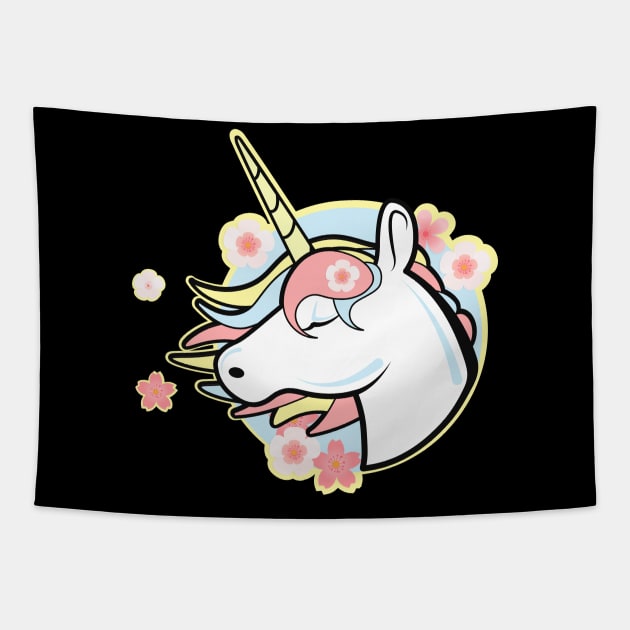 Unicorn Tapestry by theglaze