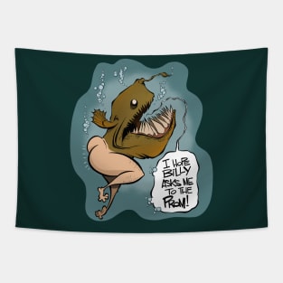 Angler Fish Prom Date Tapestry