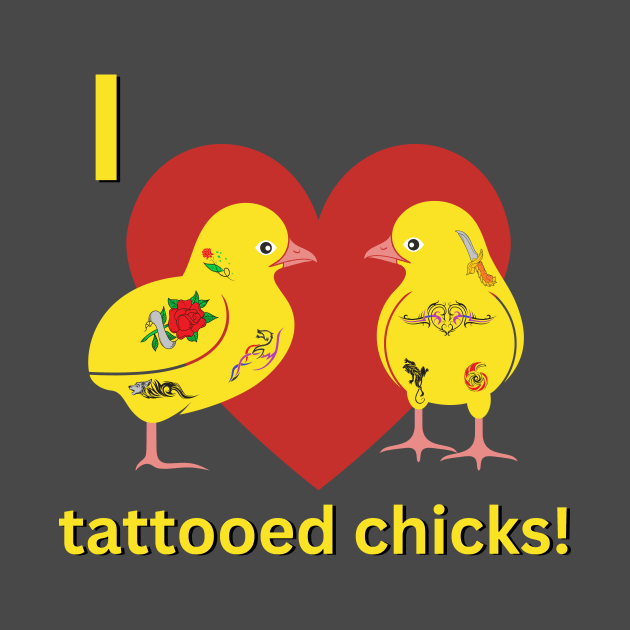 I love tattooed chicks by Acutechickendesign