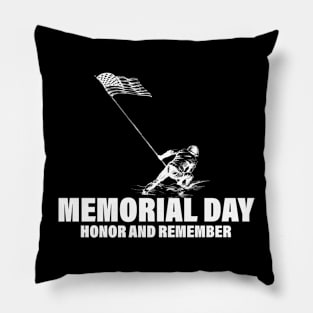 Memorial Day, Remember And Honor, USA Shirt, American flag, , 4th of July Pillow