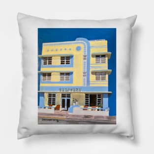 The Crescent Hotel - Miami Beach Pillow