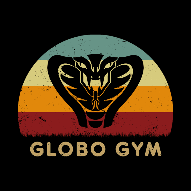 Retro Sunset - Dodgeball Globo Gym by GoodIdeaTees