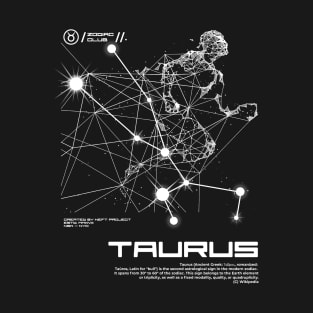 Taurus, Zodiac club, back print T-Shirt