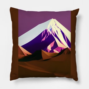 Mount Kilimanjaro's art Pillow