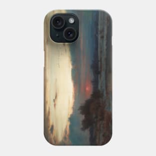 A Winter Sky by George Inness Phone Case