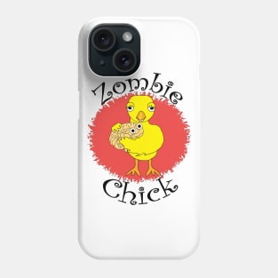 Zombie Chick Text Phone Case