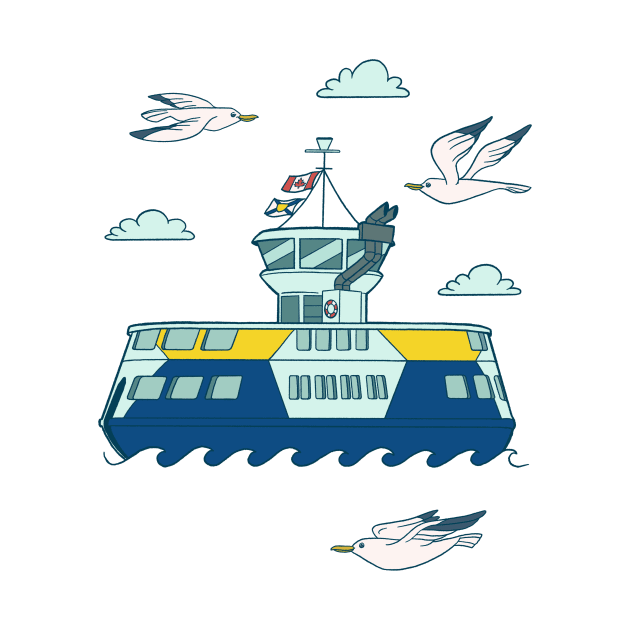 Halifax Ferry by Carabara Designs