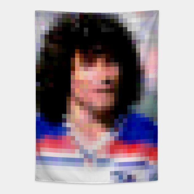 Kevin Keegan / Espana 82 / Retro Pixel Art Tapestry by DankFutura