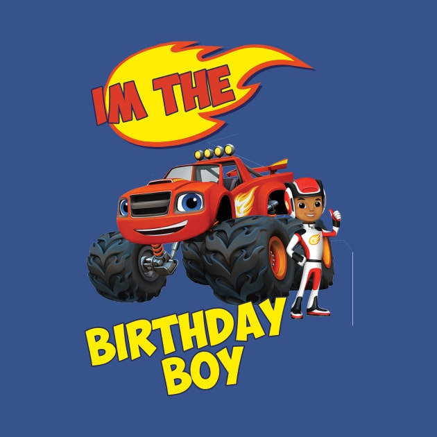 Blaze of Birthday Boy by FirmanPrintables