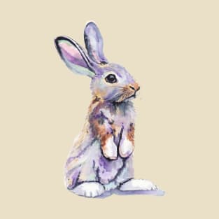 Cute Bunny Rabbit painting T-Shirt