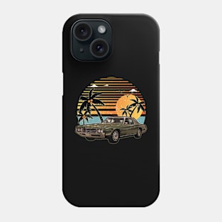 Ford Thunderbird 1971 car sunset Phone Case