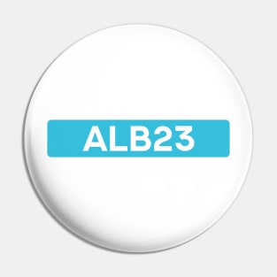 Alexander Albon Driver Plate - 2023 Season Pin