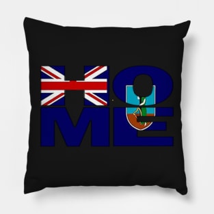 Montserrat Collections Flag Spelling HOME - Soca Mode Pillow