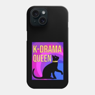 K-Drama Queen - Cat and Crown Phone Case