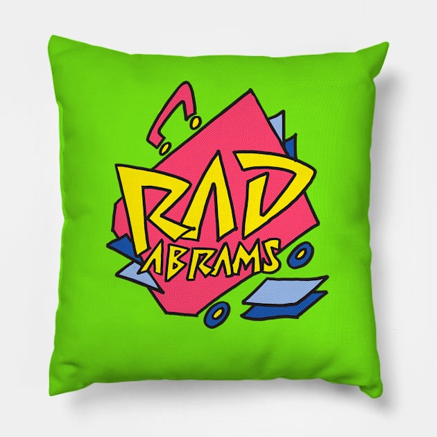 RAD ABRAMS Skateboard Attorney Pillow by OSI 74