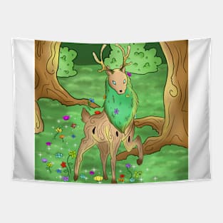 Forest Deer Tapestry