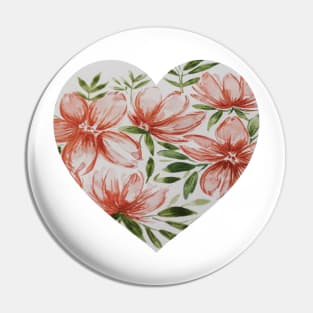 Floral print Pin