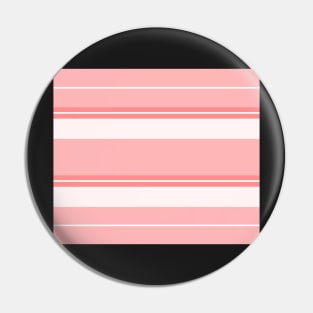 Strips - pink and white. Pin