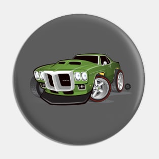 1969 Pontiac Firebird Green Pin