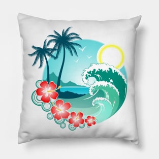 Hawaiian Island 2 Pillow