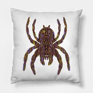 Cross Hatching Tarantula V3 Pillow