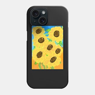 Shining Bright Sunflowers Phone Case