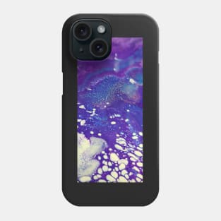 Blue and Purple bubble pour Phone Case