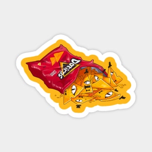 Bill Cipher Nachos Magnet