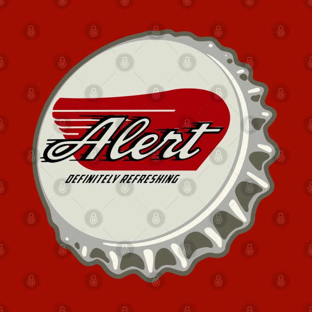 Vintage Alert Soda Bottlecap by StudioPM71
