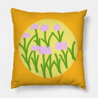 minimalist oil painting Pillow