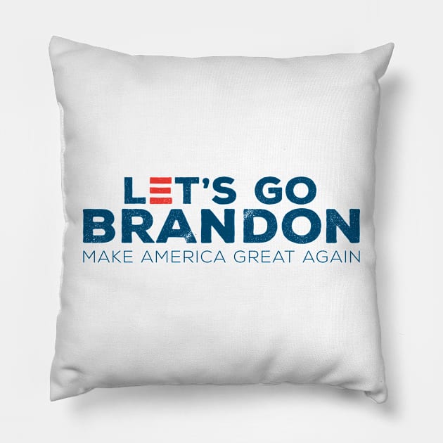 Let's Go Brandon Pillow by hamiltonarts