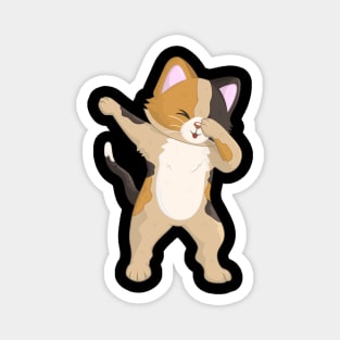 Cute Dabbing Cat Kitten Dab Magnet