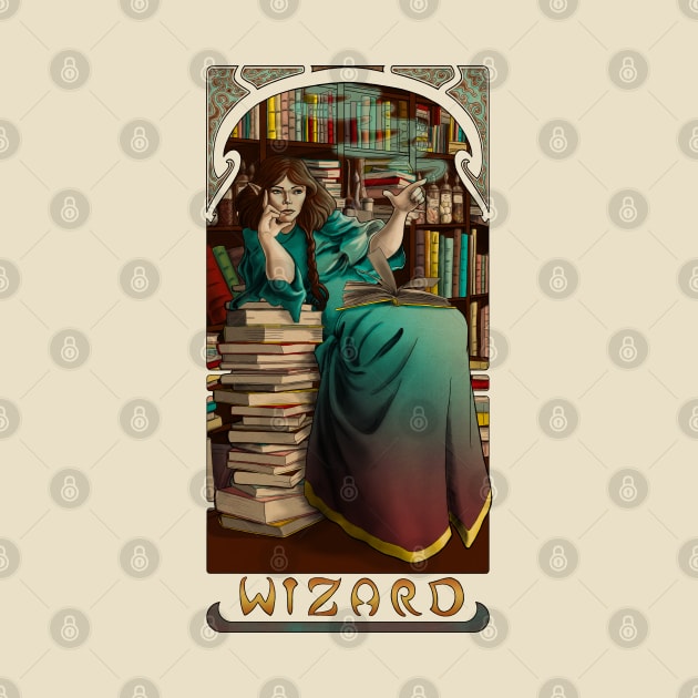 La Magicien - The Wizard by BrandiYorkArt