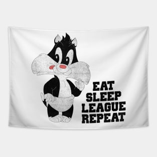 eat sleep league reapeat Tapestry