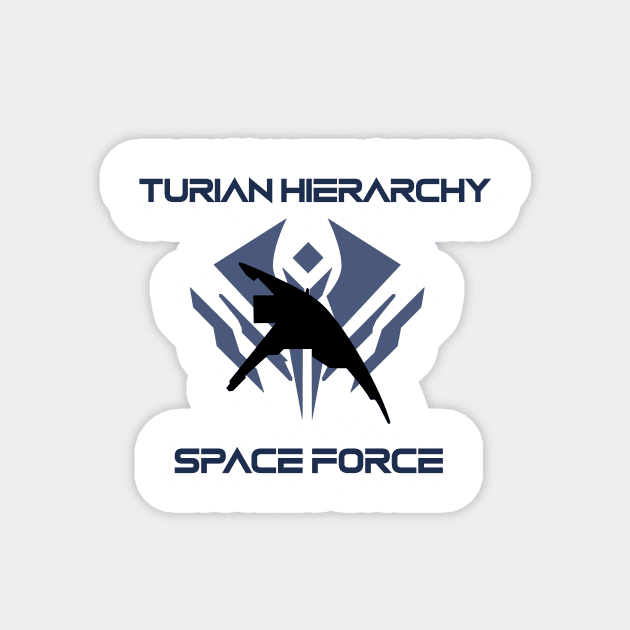 Turian Hierarchy Space Force Magnet by missfortune-art