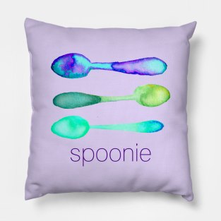 Spoonie (Cool Colors) Pillow