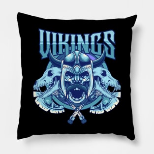 Viking Skull 5.3 Pillow