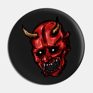 Kabuki Mask 1 (RED) Pin