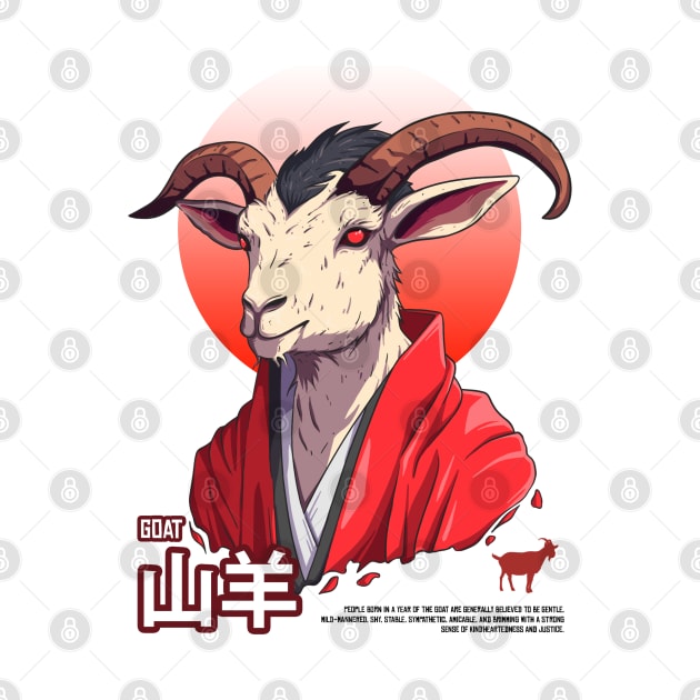 Goat chinese zodiac by Wahyuwm48